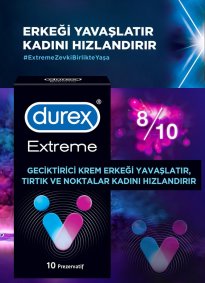 Geciktirici Etkili Durex Extreme 10lu Prezervatif
