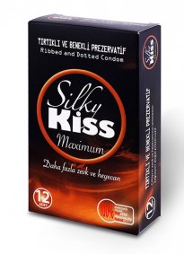 Silky Kiss Maximum Tırtıklı ve Benekli Prezervatif
