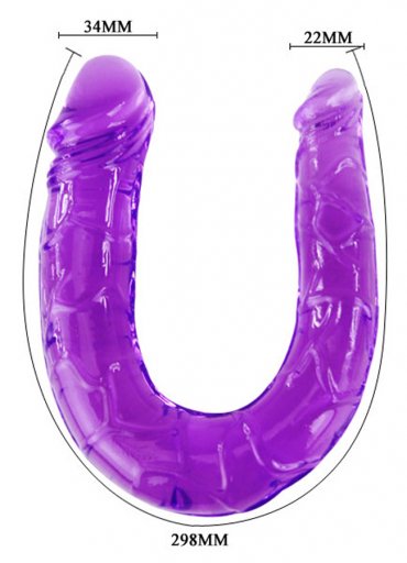 Çift Taraflı Jel Dildo